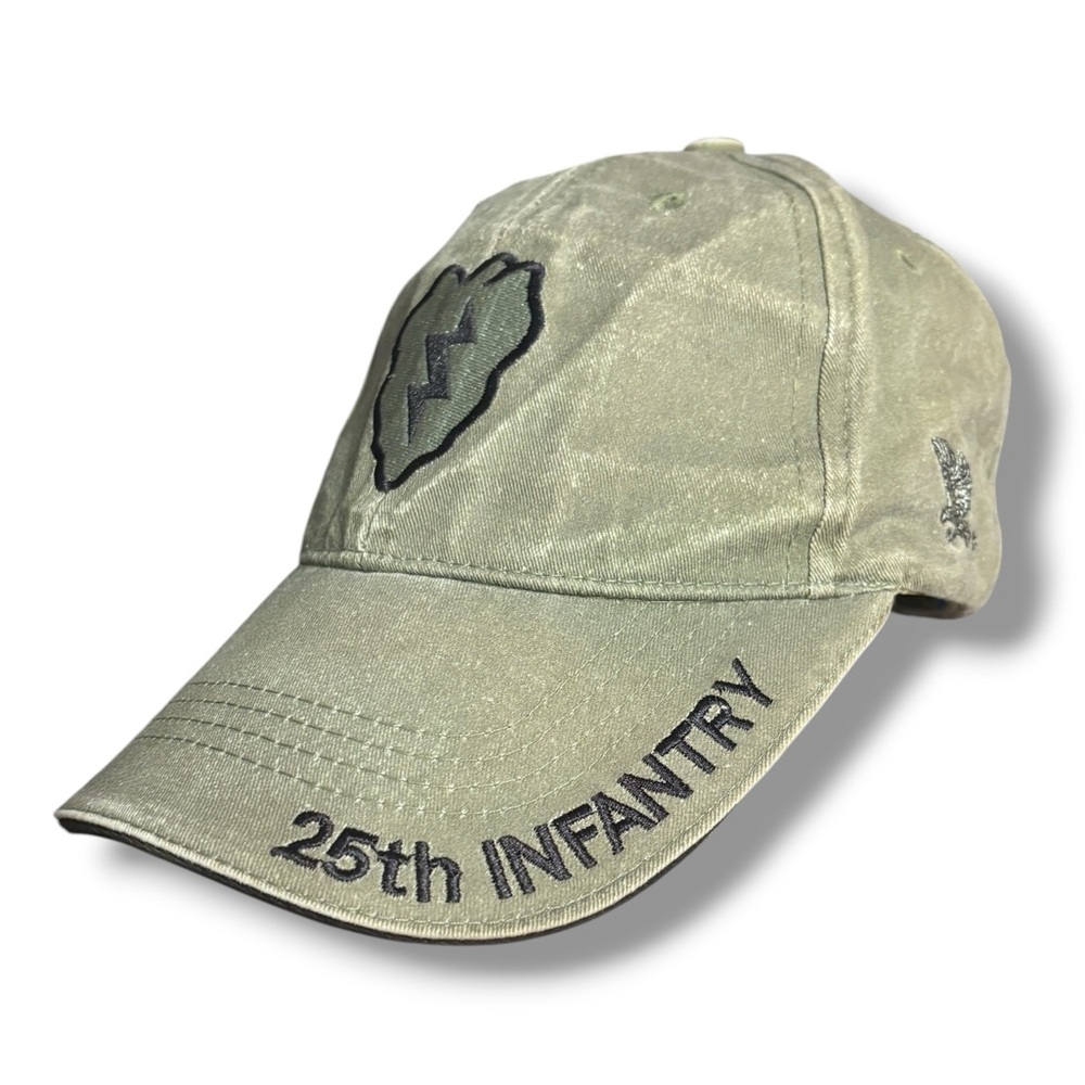 EAGLE CREST US Army 25th Infantry Baseball Cap Vintage Olive Green